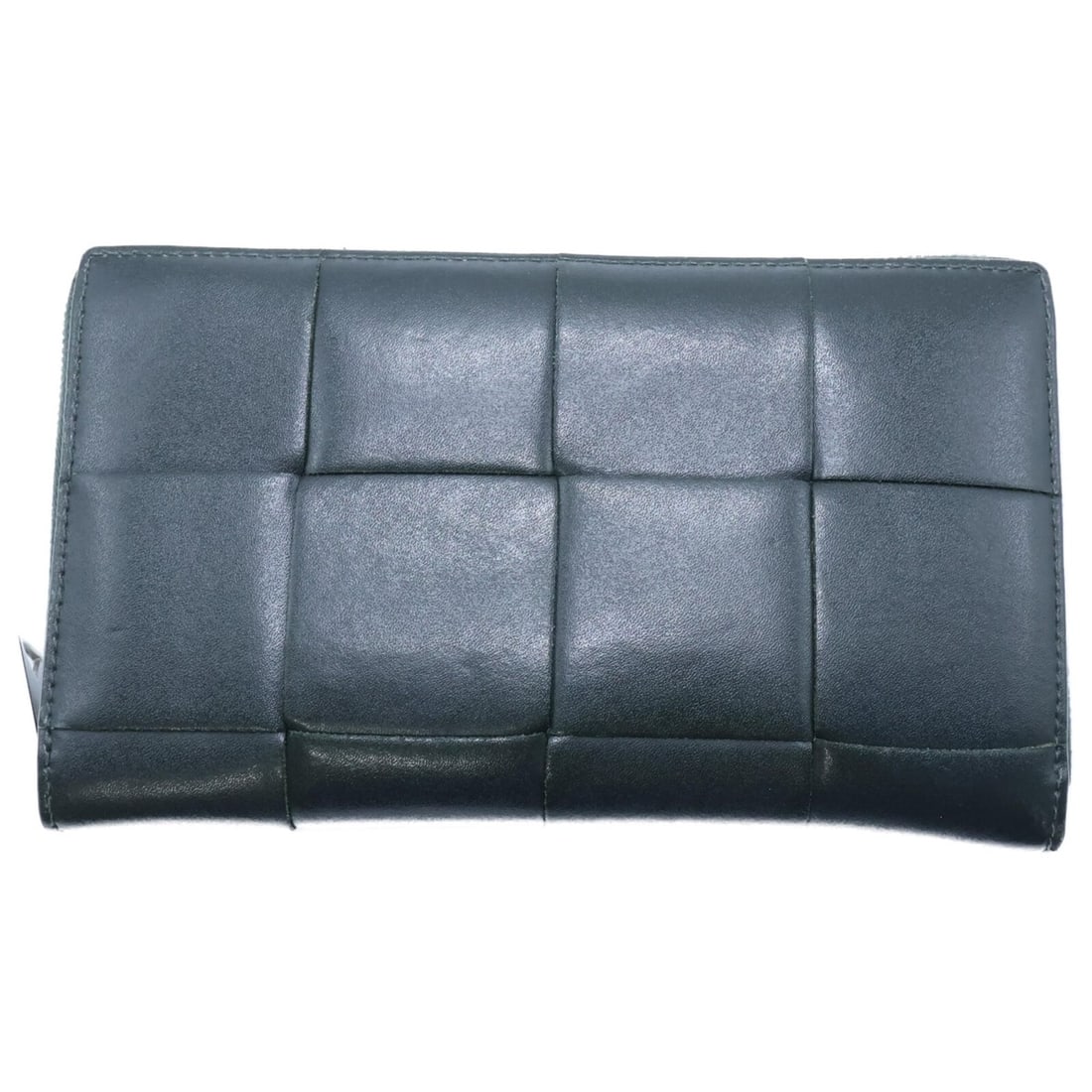 BOTTEGA VENETA Maxi Intrecciato Cassette Round Zip Long Wallet (with Coin Purse) Green Men's: --- Catalog ---Category: SizeSize (HxWxD): 11cm x 19.5cm x 2cm / 4.33'' x 7.67'' x 0.78''Category: DesignType: Long wallet (bi-fold)Color: GreenGender: MenMaterial: Leather Category: GeneralBrand: Bot