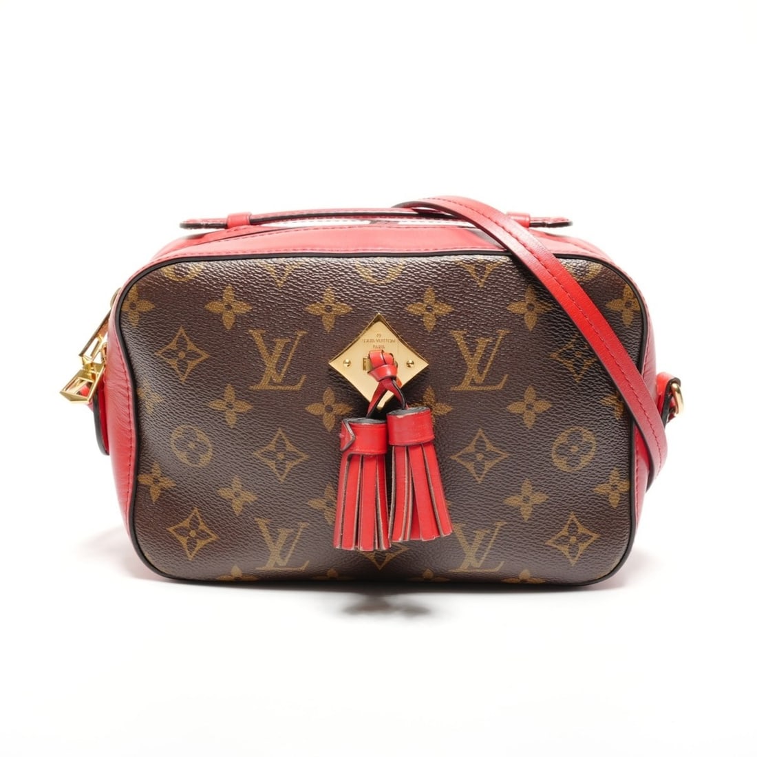 Louis Vuitton 2018 Monogram Saintonge Shoulder Bag, Brown, WS26817: --- Catalog ---Category: SizeSize (HxWxD): 14.5cm x 22cm x 7cm / 5.7'' x 8.66'' x 2.75''Category: DesignType: Shoulder bagColor: MonogramGender: WomenMaterial: Monogram Category: GeneralBrand: Louis V