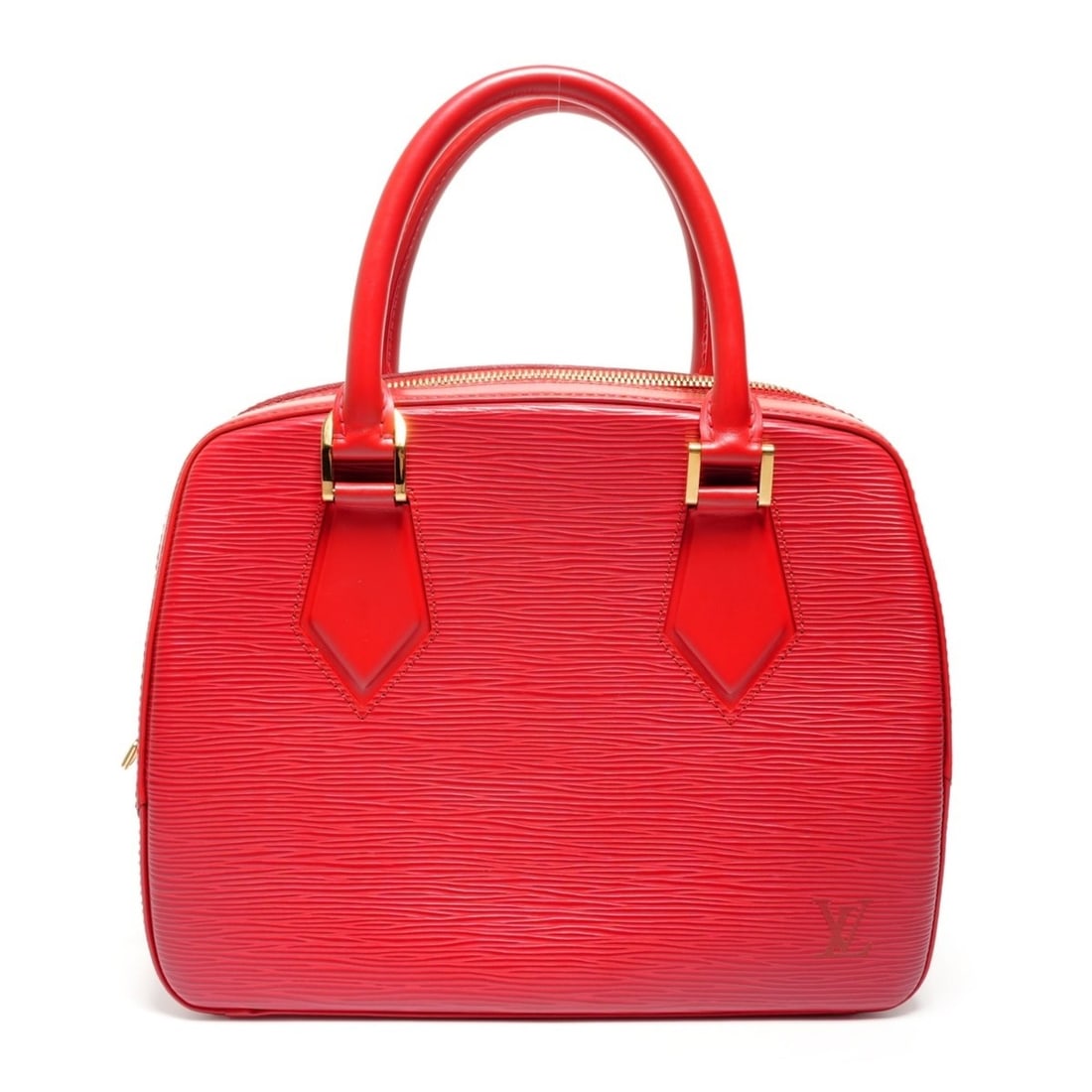 Louis Vuitton 2002 Epi Sablon Handbag, Red, WS27160: --- Catalog ---Category: SizeSize (HxWxD): 21cm x 27cm x 11cm / 8.26'' x 10.62'' x 4.33''Category: DesignType: HandbagColor: Red colorGender: WomenMaterial: Epi leather Category: GeneralBrand: Louis V