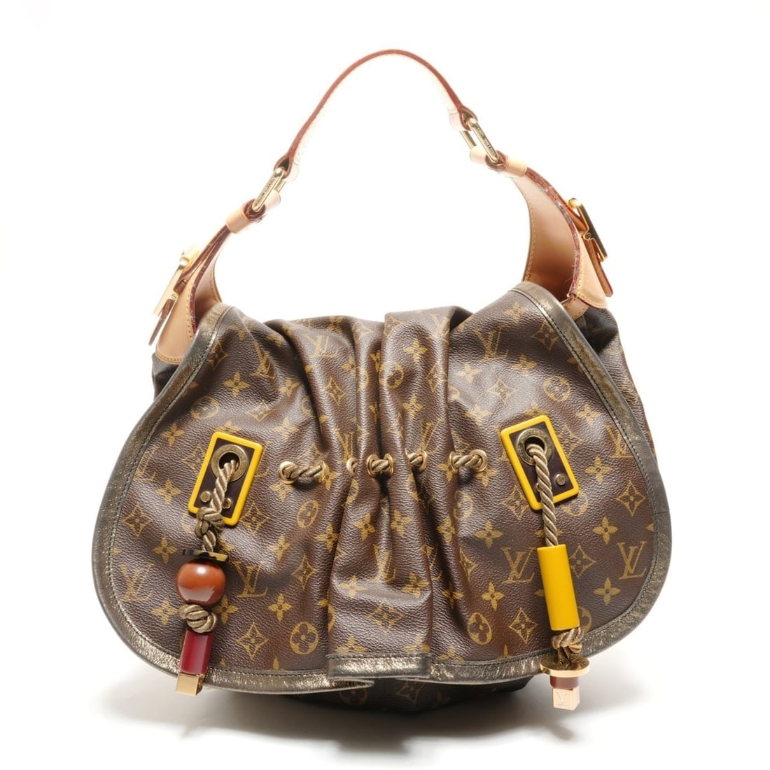 Louis Vuitton 2009 Kalahari GM Monogram Shoulder Bag, Brown, WS27290: --- Catalog ---Category: SizeSize (HxWxD): 34cm x 38cm x 13cm / 13.38'' x 14.96'' x 5.11''Strap Length: 50cm / 19.68''Category: DesignType: Shoulder bagColor: BrownGender: WomenMaterial: Monogram Cate
