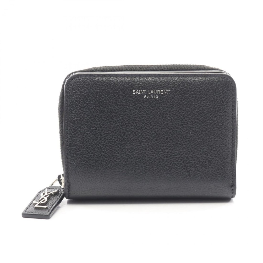 Yves Saint Laurent Rive Gauche Leather Bi-fold Wallet, Women's, Black, 414661: --- Catalog ---Category: SizeSize (HxWxD): 9cm x 12cm x 2.5cm / 3.54'' x 4.72'' x 0.98''Category: DesignType: Wallet (bi-fold)Color: BlackGender: WomenMaterial: Leather Category: GeneralMPN: 414661Bra