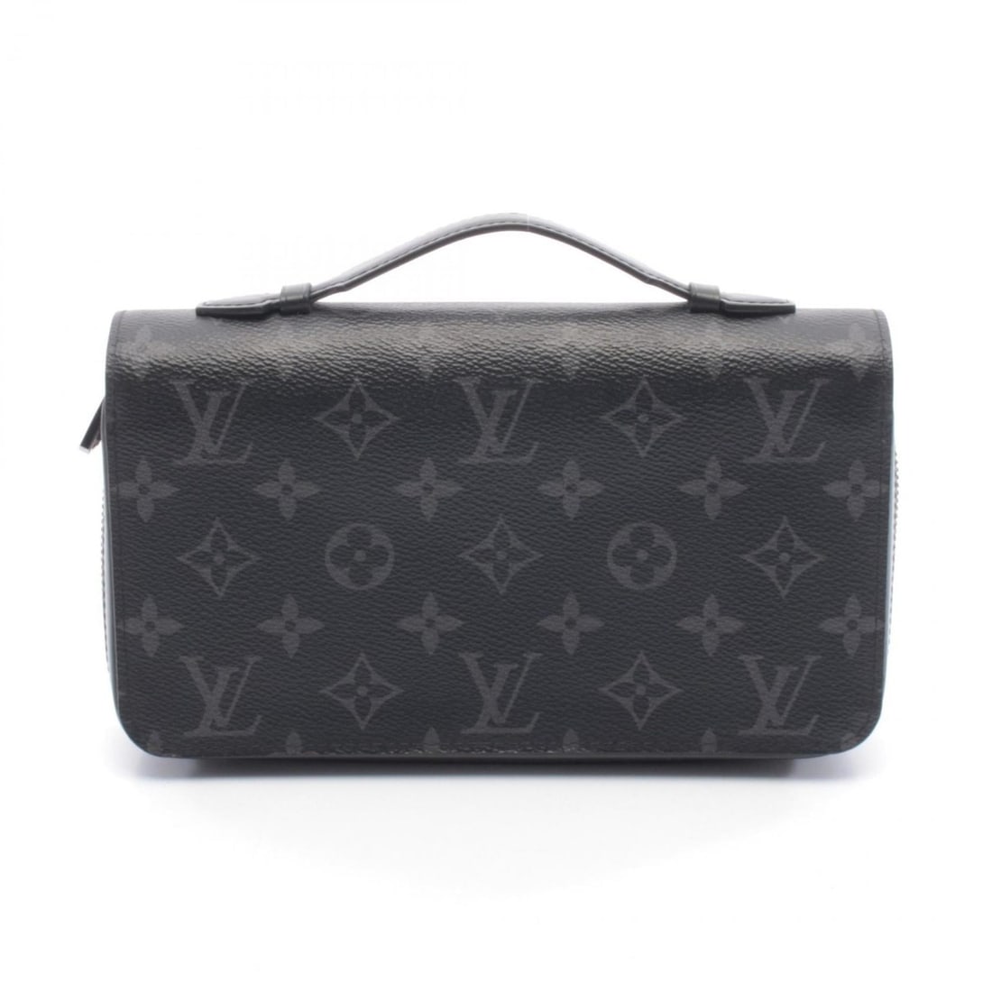 Louis Vuitton Zippy XL Round Long Wallet in Monogram Eclipse Leather, Men's, Black, M61698: --- Catalog ---Category: SizeSize (HxWxD): 13cm x 22cm x 4cm / 5.11'' x 8.66'' x 1.57''Category: DesignType: Long wallet (bi-fold)Color: Black, Monogram EclipseGender: MenMaterial: Monogram Eclipse Ca