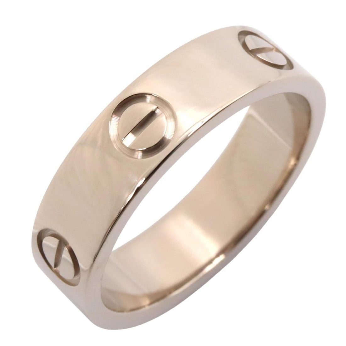 Cartier Love Ring, 18K White Gold, for Men and Women, Silver: --- Catalog ---Category: SizeJP Size: 16US Size: 8Category: DesignType: Band ringColor: SilverGender: Men,WomenMaterial: White gold (18K)Category: GeneralBrand: Cartier--- Item List ---Section: Condit