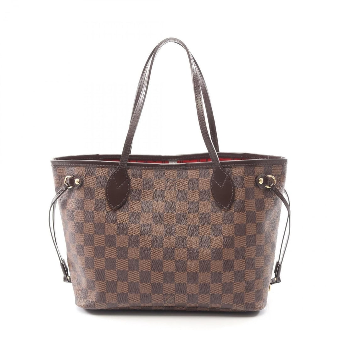Louis Vuitton Neverfull PM Tote Bag, Coated Canvas and Leather with Damier Finish, Women's, Brown,: --- Catalog ---Category: SizeSize (HxWxD): 22cm x 29cm x 12.5cm / 8.66'' x 11.41'' x 4.92''Category: DesignType: Handbag, Tote bagColor: Brown, Damier CanvasGender: WomenMaterial: Coated canvas , Leat