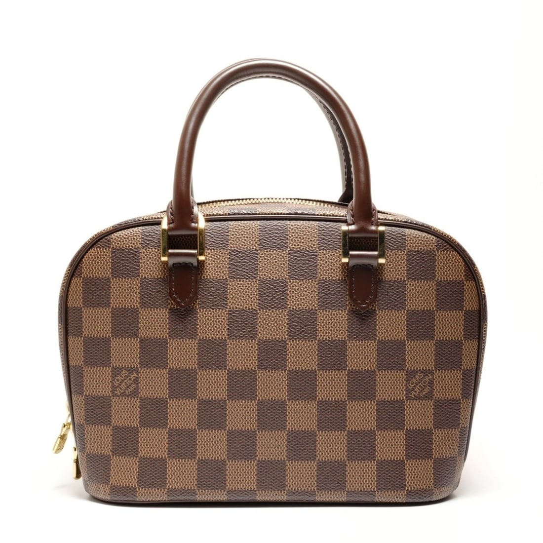 Louis Vuitton 2004 Damier Saria Mini Handbag Brown WS26378: --- Catalog ---Category: SizeHandle Drop: 9.00cm / 3.54''Size (HxWxD): 16cm x 24cm x 8cm / 6.29'' x 9.44'' x 3.14''Category: DesignType: HandbagColor: BrownGender: WomenCategory: GeneralLine: DamierBr