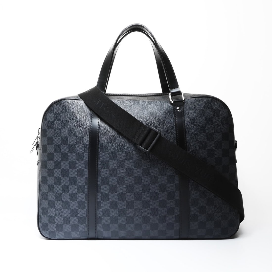 Louis Vuitton 2008 Damier Graphite Yorn Handbag in Black (WS26612) (1 of 16)