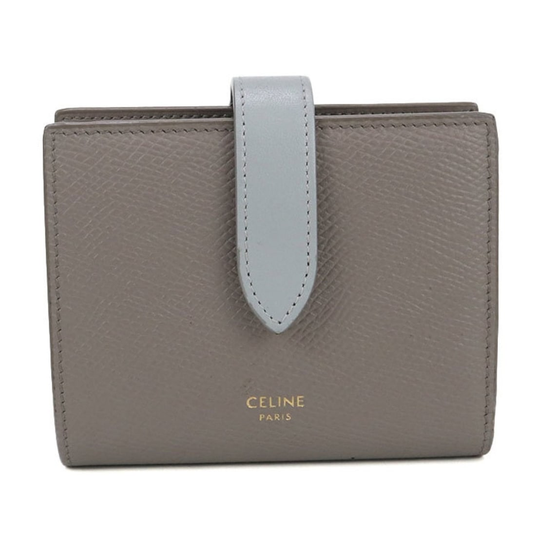 CELINE Small Strap Wallet, Women's, Gray (1 of 10)