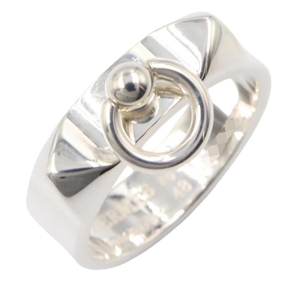 Hermes Hermès Collier de Chien Ring, 925 Sterling Silver, Women's Jewelry (1 of 15)