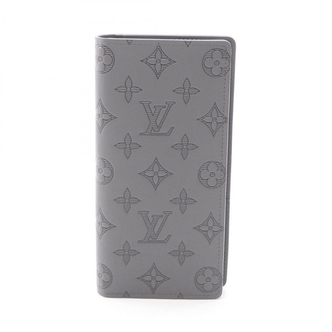 Louis Vuitton Portefeuille Brazza Bi-fold Long Wallet in Monogram Shadow Leather, Men's Gray, M81335 (1 of 16)