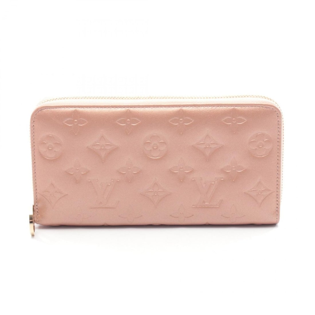 Louis Vuitton Coussin Zippy Wallet, Round Long Leather Monogram Embossed, Women's, Pink Rose Gold,: --- Catalog ---Category: SizeSize (HxWxD): 10cm x 19.5cm x 2.5cm / 3.93'' x 7.67'' x 0.98''Category: DesignType: Long wallet (bi-fold)Color: Pink, Rose goldGender: WomenMaterial: Monogram , Leather Ca