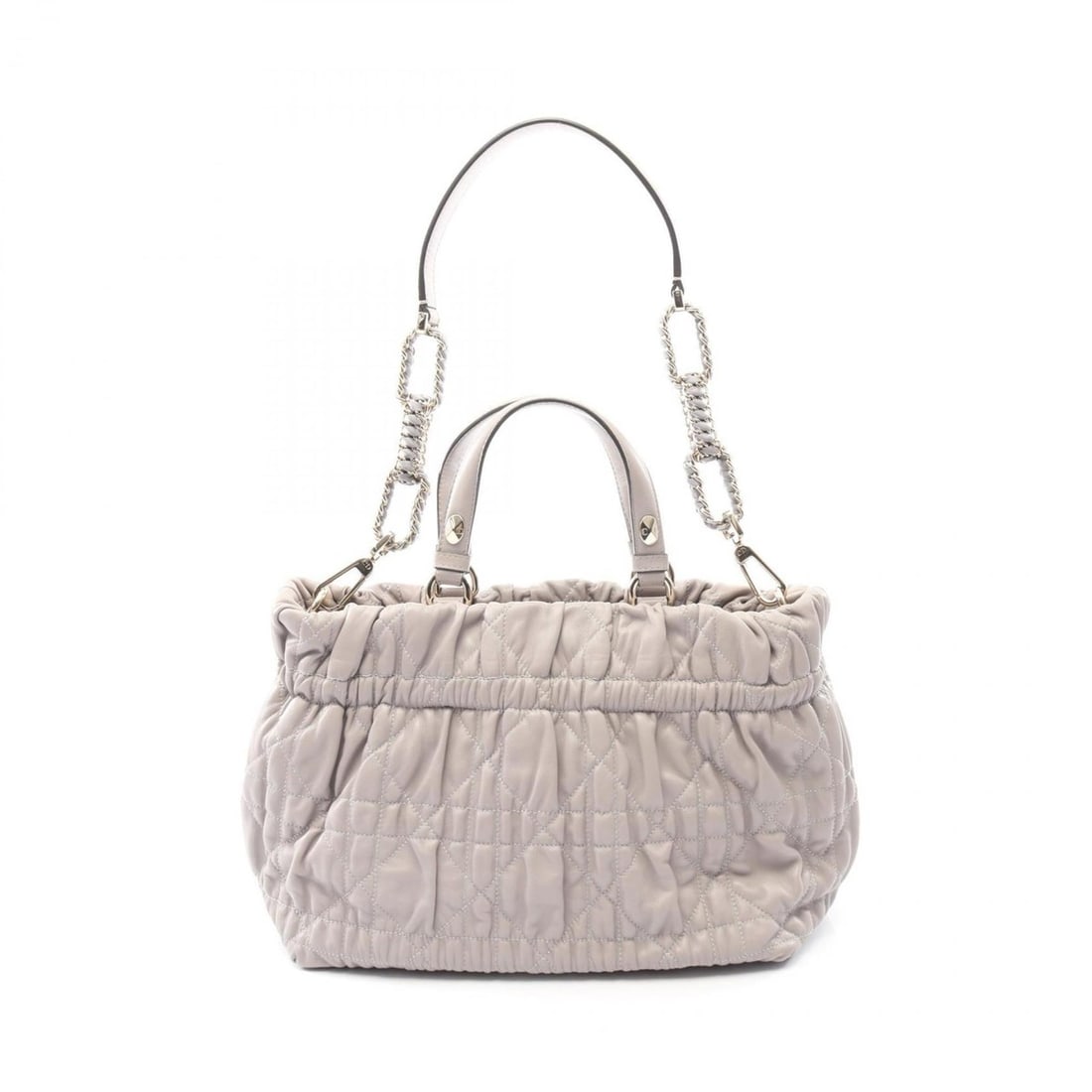 Christian Dior Dior Cannage handbag, leather, women's, purple: --- Catalog ---Category: SizeSize (HxWxD): 24cm x 29cm x 15cm / 9.44'' x 11.41'' x 5.9''Category: DesignType: HandbagColor: PurpleGender: WomenMaterial: Leather Category: GeneralBrand: Christian Dior-