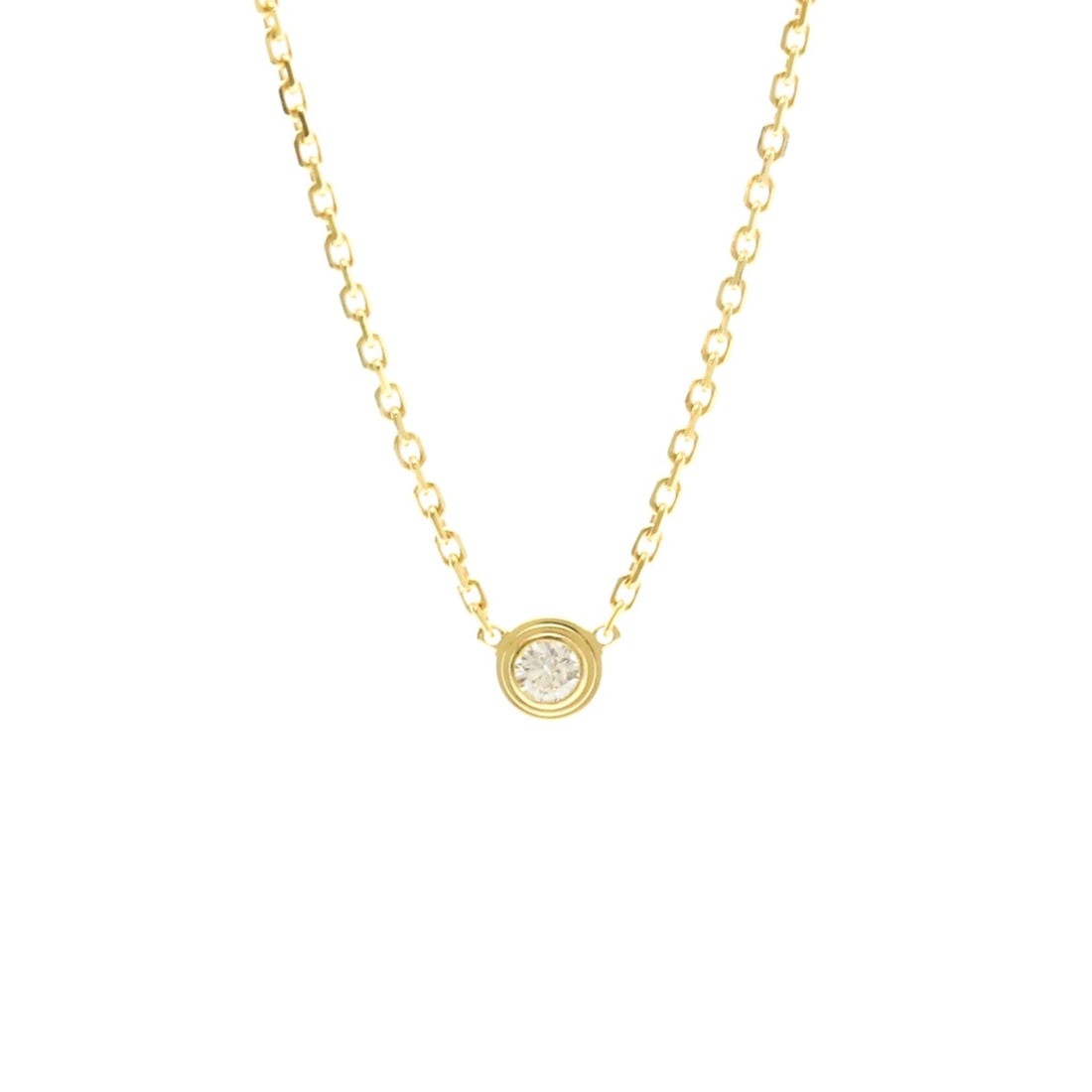 Cartier D'Amour Necklace XS Necklace CRB7224517 Yellow Gold (18K) Diamond Men,Women Fashion Pendant: --- Catalog ---Category: SizeWeight: 2.2g / 0.07oz.Pendant Size: 3.8mm x 3.8mm / 0.14'' x 0.14''Neck Circumference: 38 cm - 41 cm / 14.96'' - 16.14''Category: DesignColor: GoldMetal: GoldStone: Diamon