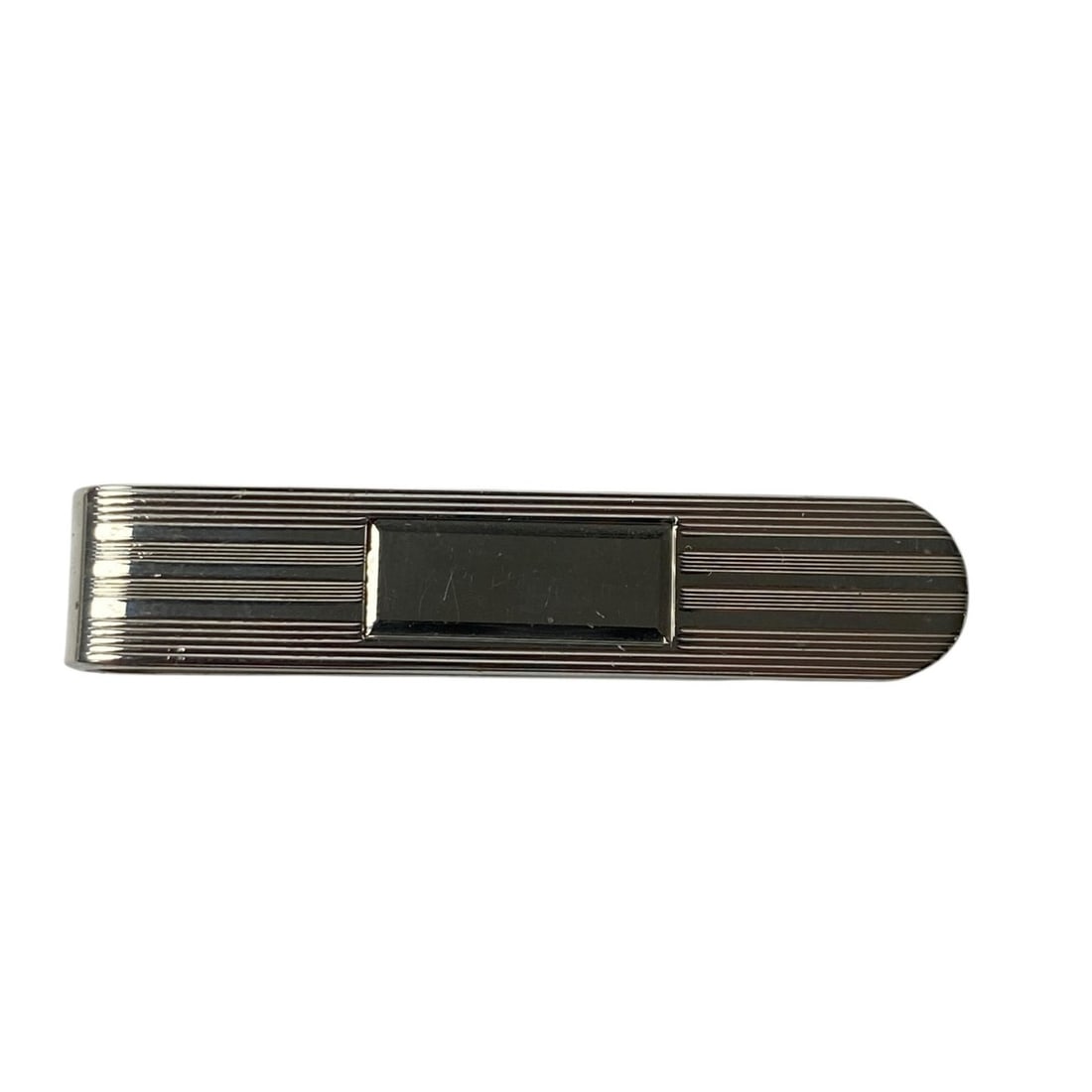 Tiffany Men's Engine Turn Tie Clip, SV925: --- Catalog ---Category: DesignType: Tie pinColor: SilverGender: MenMaterial: Silver 925Category: GeneralBrand: Tiffany--- Item List ---Section: ConditionRanking: Rank A Used - A few traces of usage,