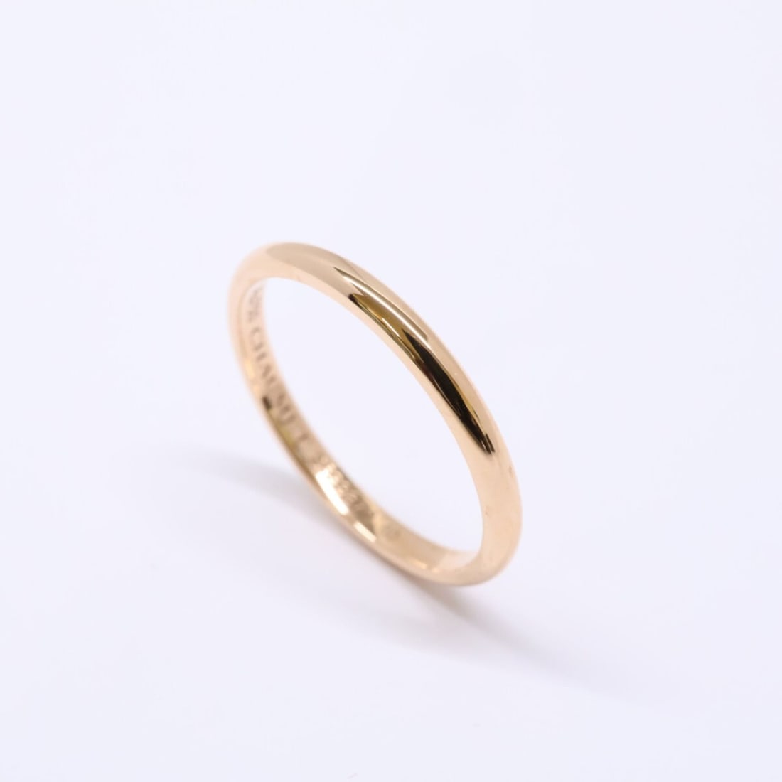 Chaumet 750YG Fidelite 1P Diamond Ring, 60 Gold, Women's: --- Catalog ---Category: SizeUS Size: 10Brand Size: 60Category: DesignType: Band ringColor: GoldStone: DiamondGender: WomenMaterial: Gold (18K)Category: GeneralBrand: Chaumet--- Item List ---Section: