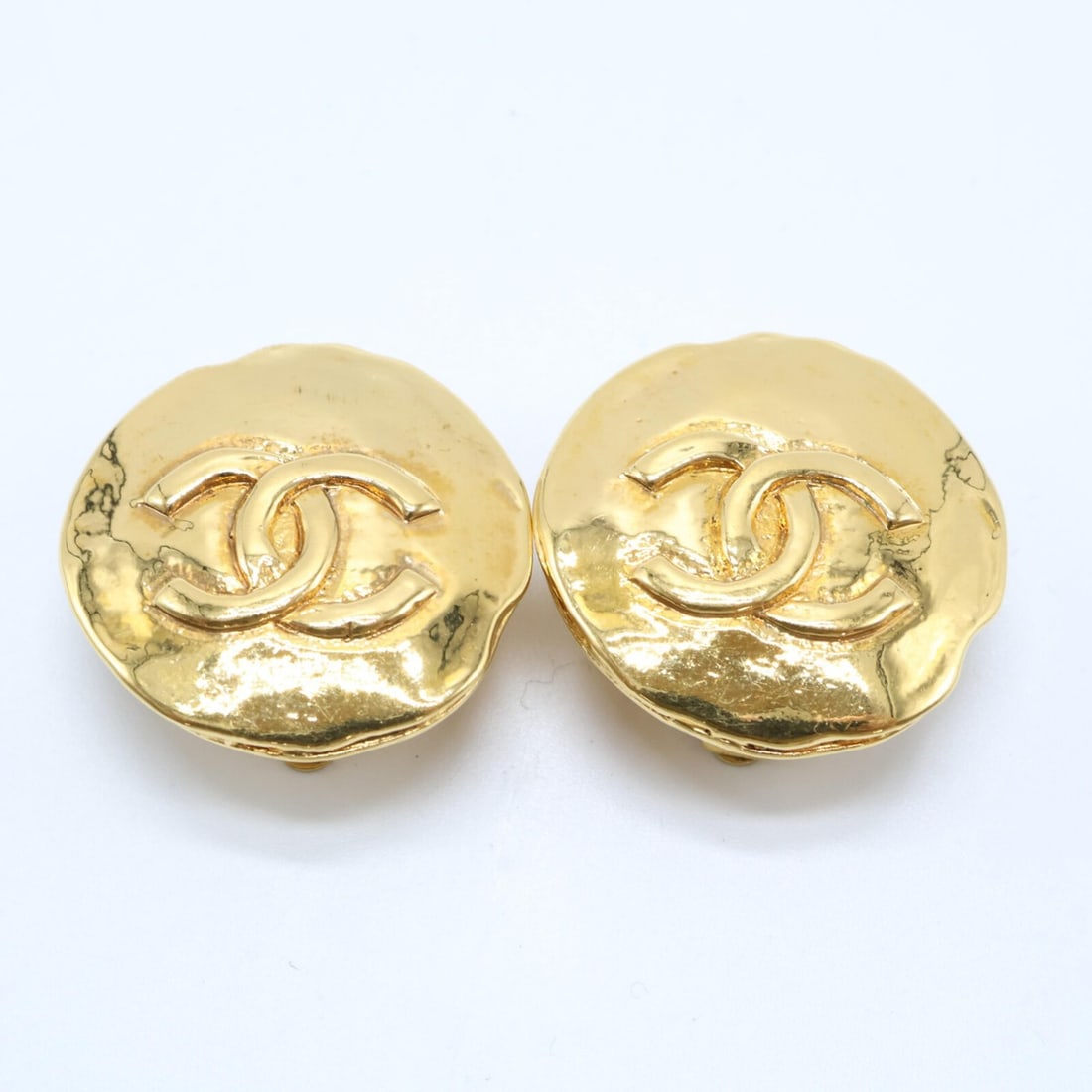 CHANEL 93P Earrings Gold Women's (1 of 8)
