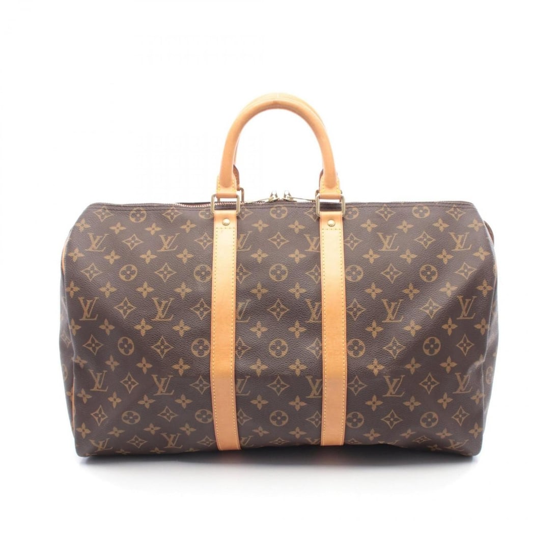 Louis Vuitton Keepall 45 Boston Bag, Handbag, Coated Canvas and Leather, Monogram, Men's Women's, (1 of 9)
