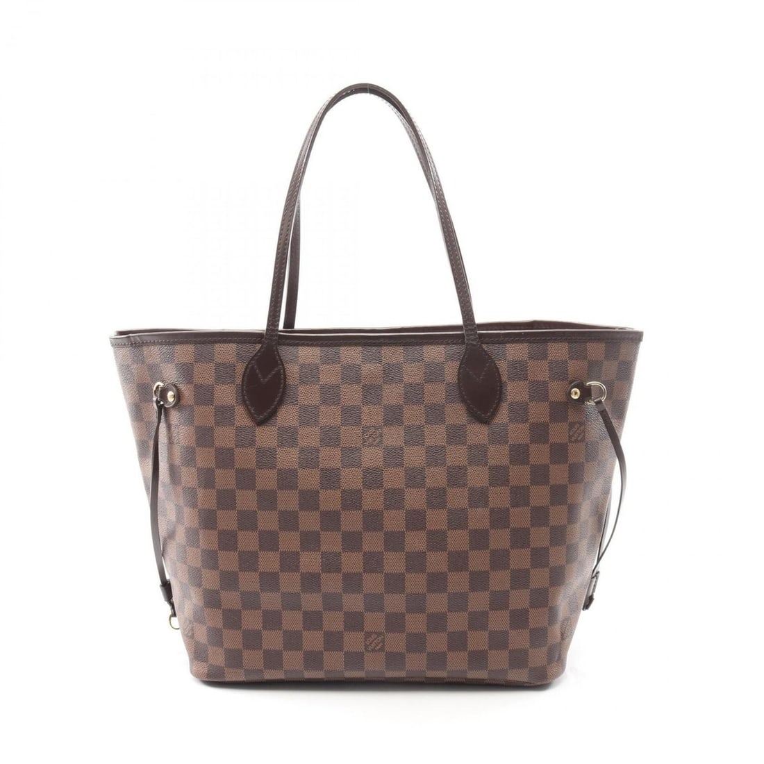 Louis Vuitton Neverfull MM Tote Bag, Handbag, Coated Canvas, Leather, Damier, Women's, Brown, N51105: --- Catalog ---Category: SizeSize (HxWxD): 29cm x 32cm x 15cm / 11.41'' x 12.59'' x 5.9''Category: DesignType: Handbag, Tote bagColor: BrownGender: WomenMaterial: Coated canvas , Leather Category: Gen