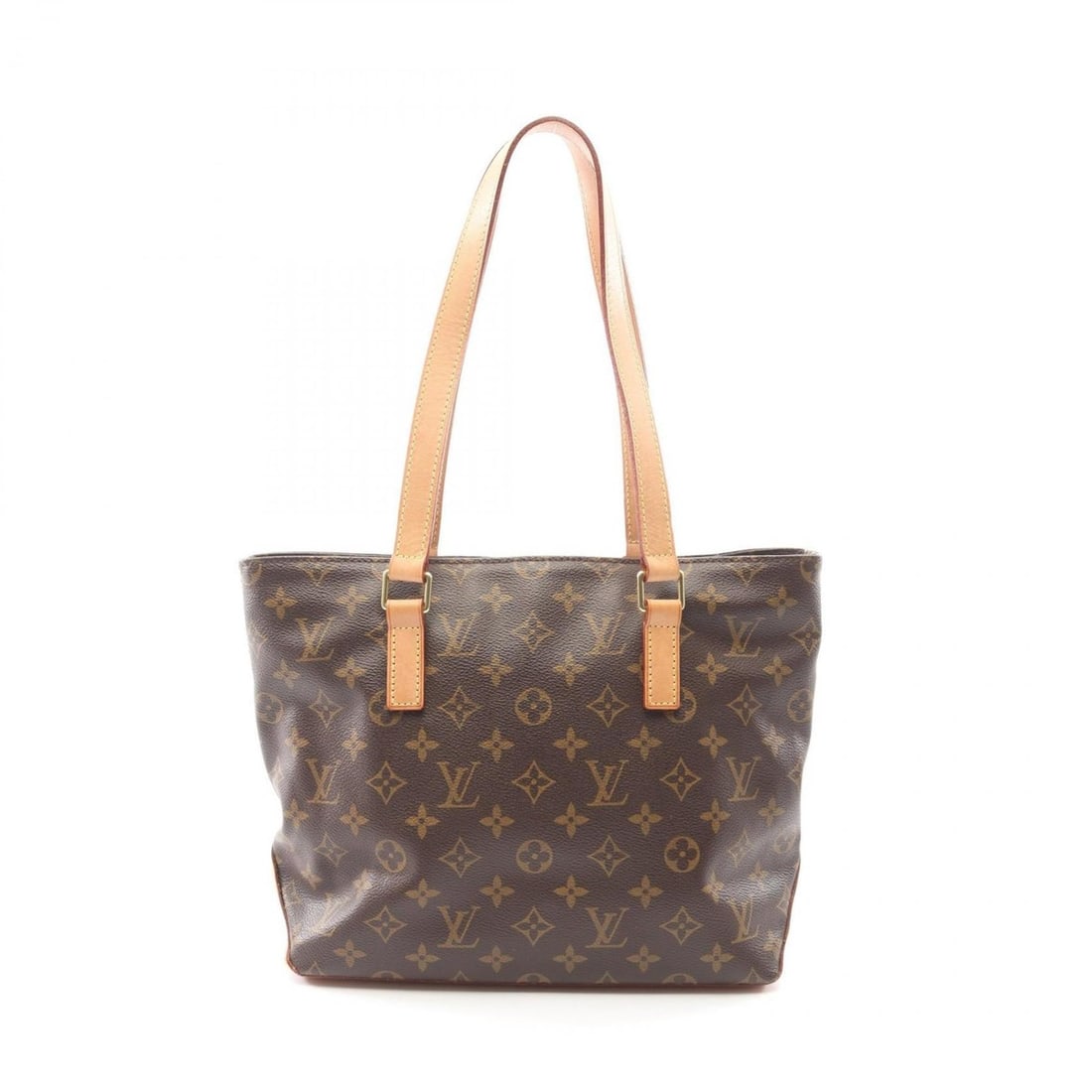 Louis Vuitton Cabas Piano Shoulder Bag/Handbag in Coated Canvas and Leather with Monogram Design,: --- Catalog ---Category: SizeSize (HxWxD): 24.5cm x 27cm x 12cm / 9.64'' x 10.62'' x 4.72''Category: DesignType: Handbag, Shoulder bagColor: BrownGender: WomenMaterial: Coated canvas , Leather Categor