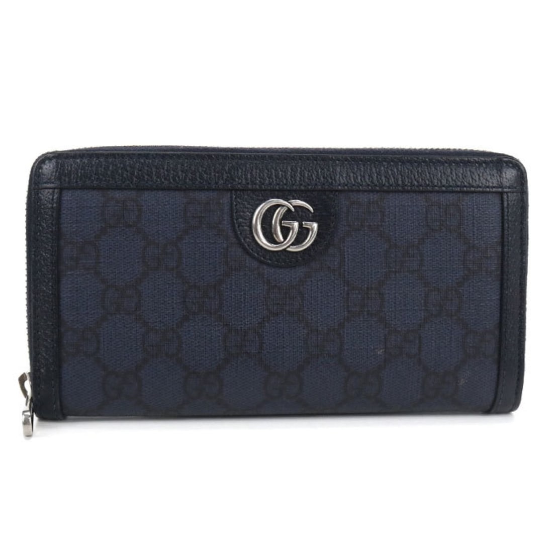 GUCCI Ophidia Zip-Around Wallet 706844 Men's Navy: --- Catalog ---Category: SizeSize (HxWxD): 10cm x 19cm x 2.5cm / 3.93'' x 7.48'' x 0.98''Category: DesignType: Long wallet (bi-fold)Color: NavyGender: MenHandmade: YesMaterial: GG Supreme Category: Ge