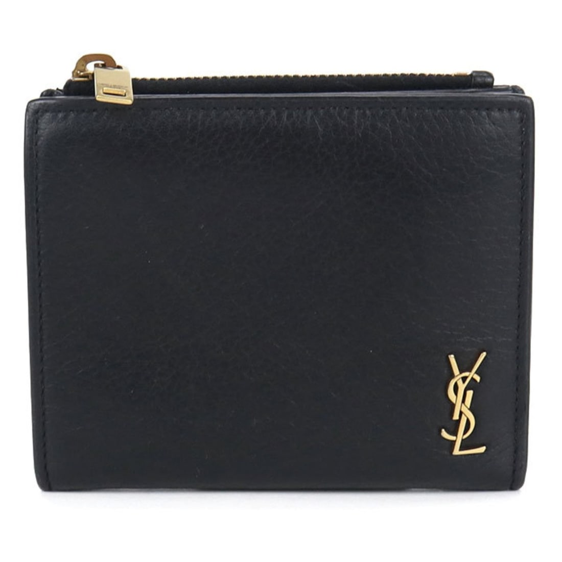 SAINT LAURENT Saint Laurent Bifold Wallet 635265 Women's Black: --- Catalog ---Category: SizeSize (HxWxD): 9cm x 11cm x 1.5cm / 3.54'' x 4.33'' x 0.59''Category: DesignType: Wallet (bi-fold)Color: BlackGender: WomenMaterial: Leather Leather/Fur Type: CalfskinCateg
