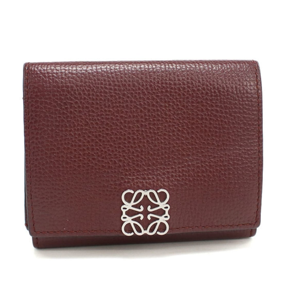 LOEWE Tri-fold Wallet C821TR2X16 Anagram Women's Wine Red (1 of 20)