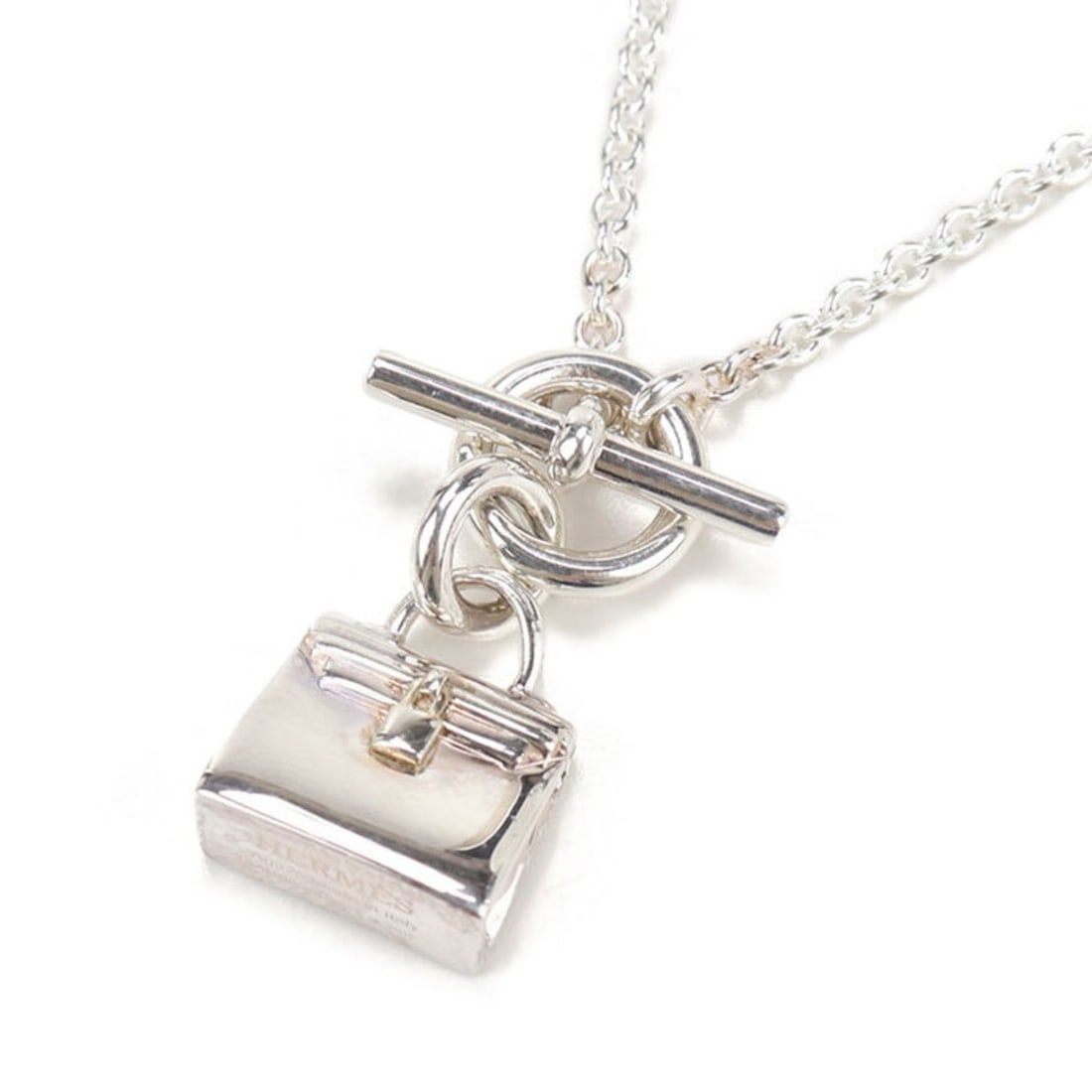 HERMES Amulet Kelly Necklace for Women, Silver (1 of 20)