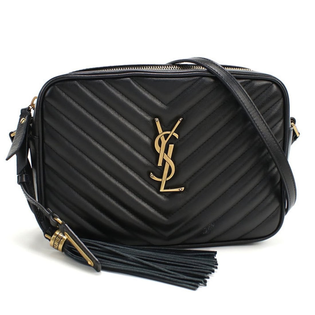 SAINT LAURENT Shoulder Bag 520534 Camera Lou Women's Black: --- Catalog ---Category: SizeSize (HxWxD): 16cm x 22cm x 6cm / 6.29'' x 8.66'' x 2.36''Category: DesignType: Shoulder bagColor: BlackGender: WomenMaterial: Leather Category: GeneralMPN: 520534Brand: S