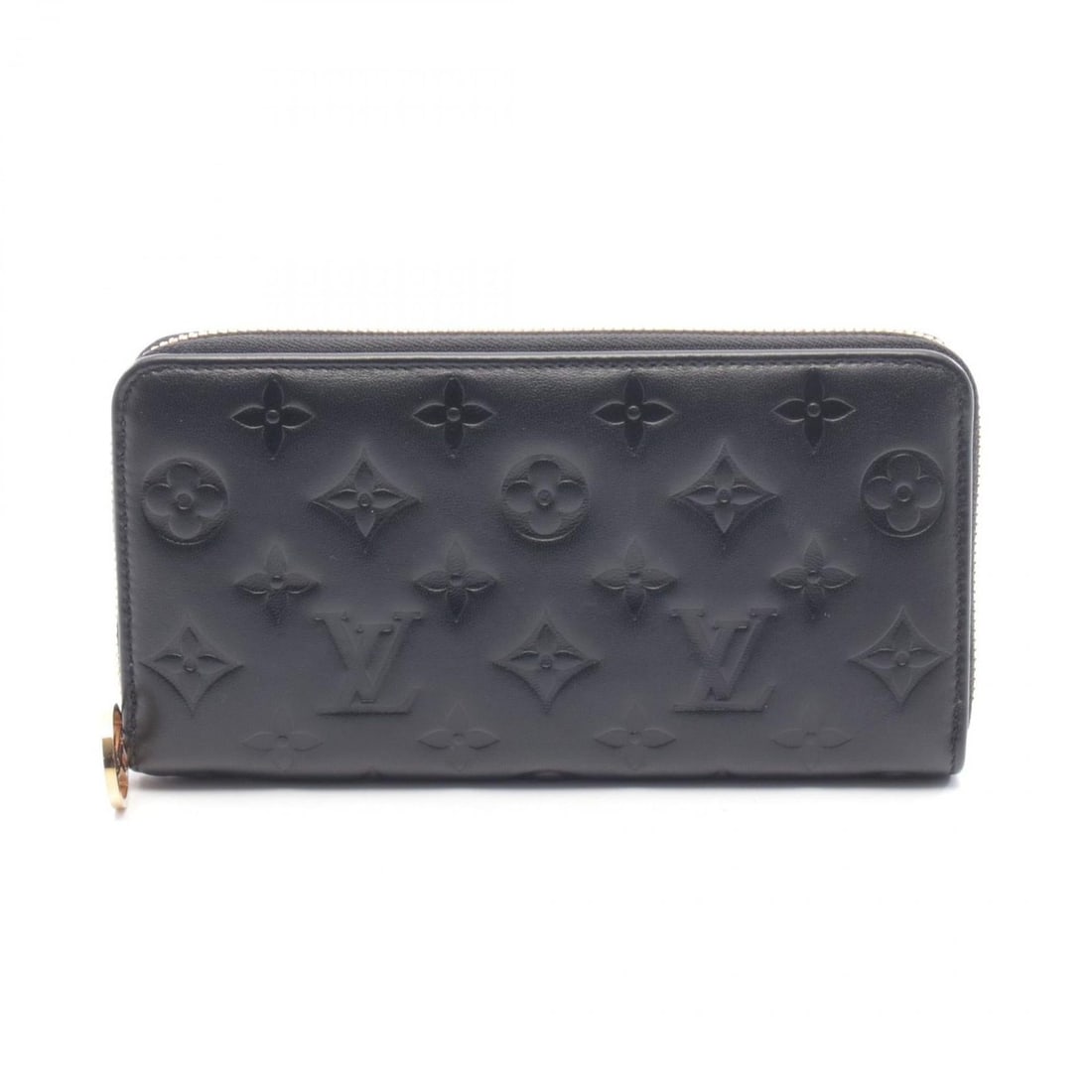 Louis Vuitton Zippy Wallet, Round Long Leather Coussin Monogram, Women's, Black, M81510: --- Catalog ---Category: SizeSize (HxWxD): 10cm x 19.5cm x 2.5cm / 3.93'' x 7.67'' x 0.98''Category: DesignType: Long wallet (bi-fold)Color: BlackGender: WomenMaterial: Monogram , Leather Category: Ge