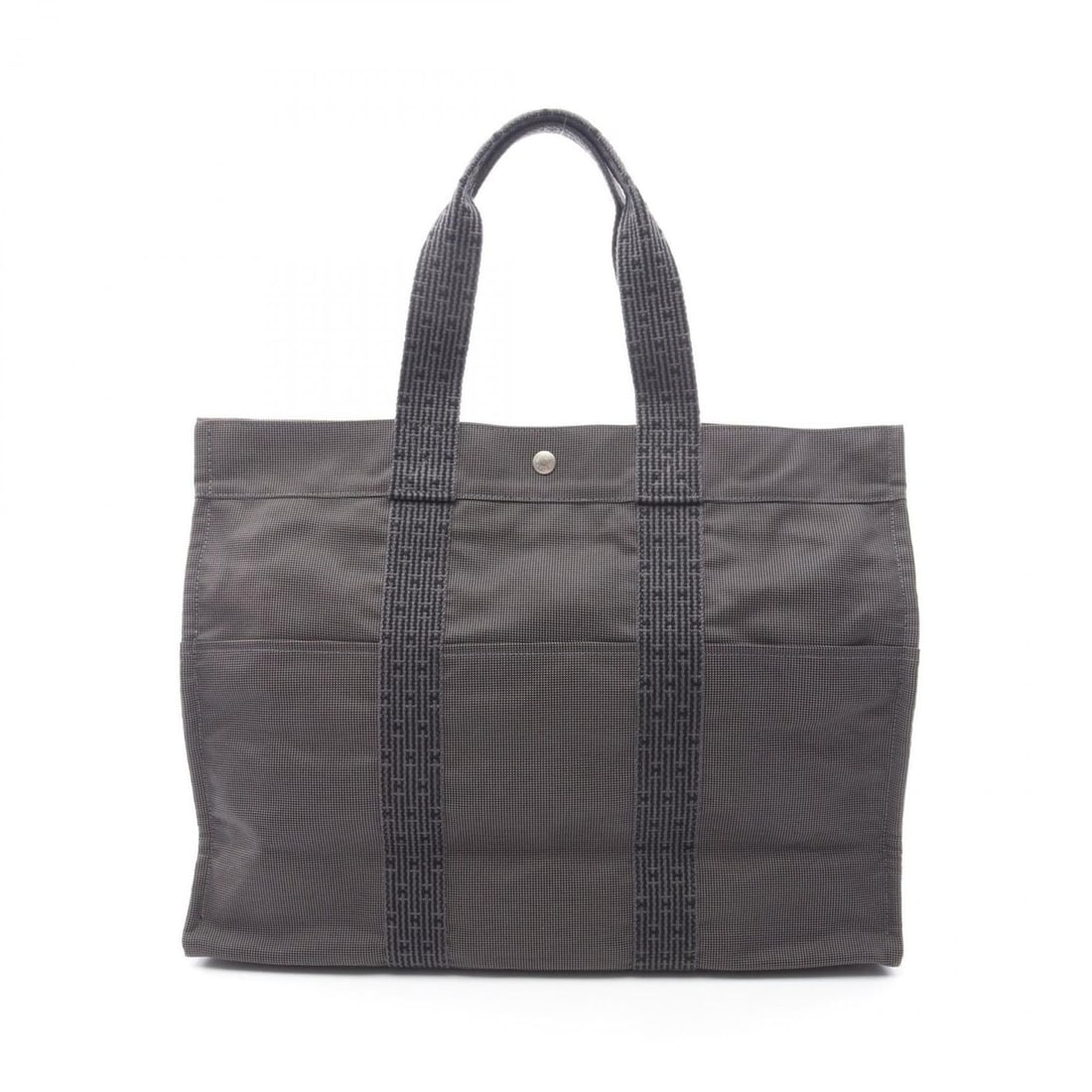 Hermes Hermès Air Line GM Tote Bag, Canvas/Nylon Canvas, Men's/Women's, Gray: --- Catalog ---Category: SizeSize (HxWxD): 35cm x 46cm x 15cm / 13.77'' x 18.11'' x 5.9''Category: DesignType: Handbag, Tote bagColor: GrayGender: Men,WomenMaterial: Nylon canvas , Canvas Category: Ge