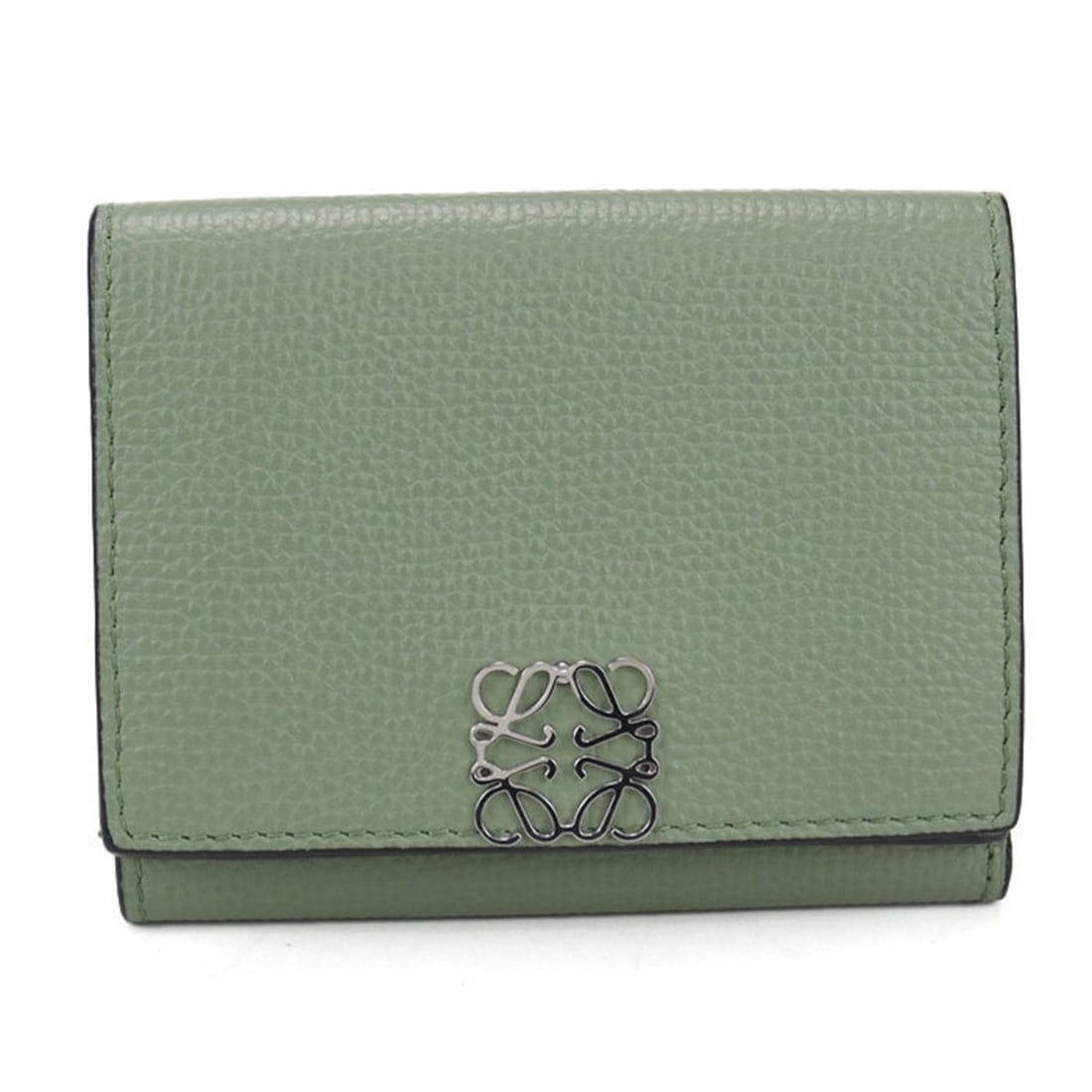 LOEWE Trifold Wallet with Anagram, Women's, Green (1 of 20)