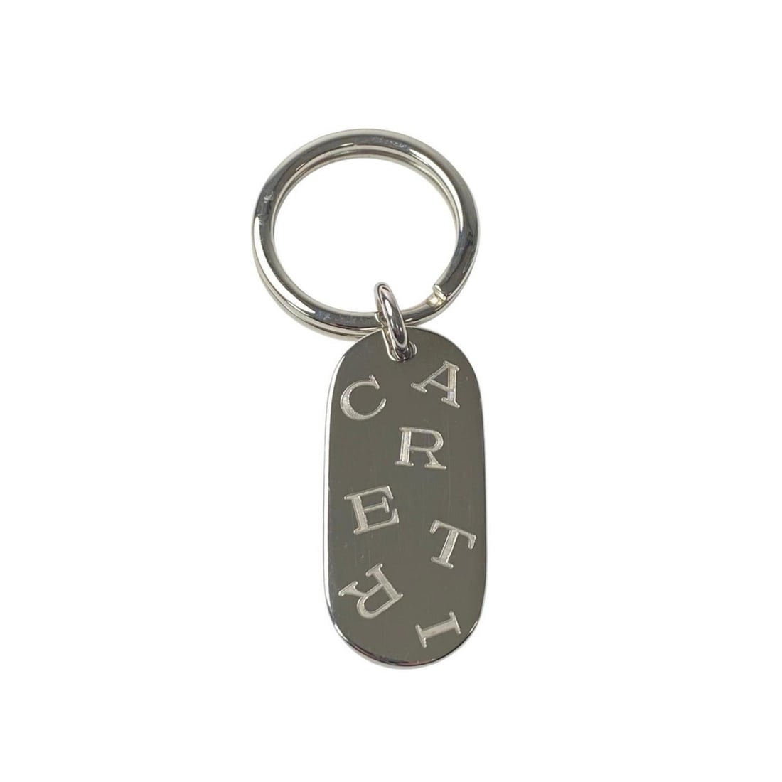 Cartier key chain charm for women: --- Catalog ---Category: DesignType: KeyringColor: SilverGender: WomenCategory: GeneralBrand: Cartier--- Item List ---Section: ConditionRanking: Rank A Used - A few traces of usage, some scratches / d