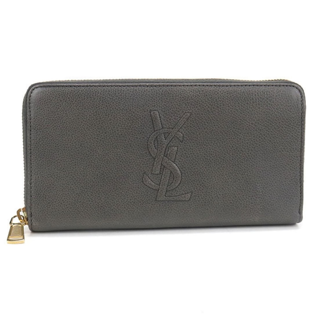 SAINT LAURENT Long Zipper Wallet 568995 Monogram Women's Gray: --- Catalog ---Category: SizeSize (HxWxD): 10cm x 19cm x 2cm / 3.93'' x 7.48'' x 0.78''Category: DesignType: Coin purse/coin caseColor: GrayGender: WomenMaterial: Leather Category: GeneralMPN: 568995B