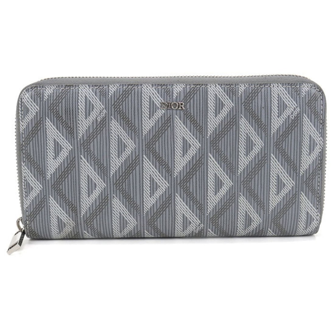 Christian Dior DIOR CD Diamond Long Wallet, Round Zipper, Men's, Gray: --- Catalog ---Category: SizeSize (HxWxD): 10.5cm x 20cm x 2cm / 4.13'' x 7.87'' x 0.78''Category: DesignType: Long wallet (bi-fold)Color: GrayGender: MenMaterial: PVC Category: GeneralBrand: Christia