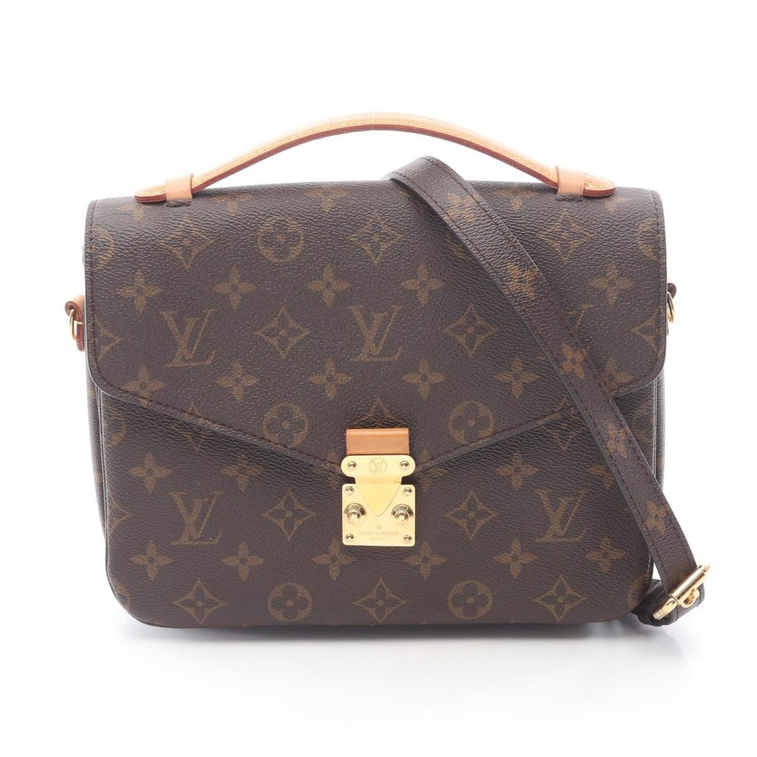 Louis Vuitton Metis MM Pochette Handbag, Coated Canvas and Leather, Monogram, Women's, Brown, M44875: --- Catalog ---Category: SizeSize (HxWxD): 18.5cm x 24cm x 6.5cm / 7.28'' x 9.44'' x 2.55''Category: DesignType: Handbag, PochetteColor: Brown, MonogramGender: WomenMaterial: Coated canvas , Leather C