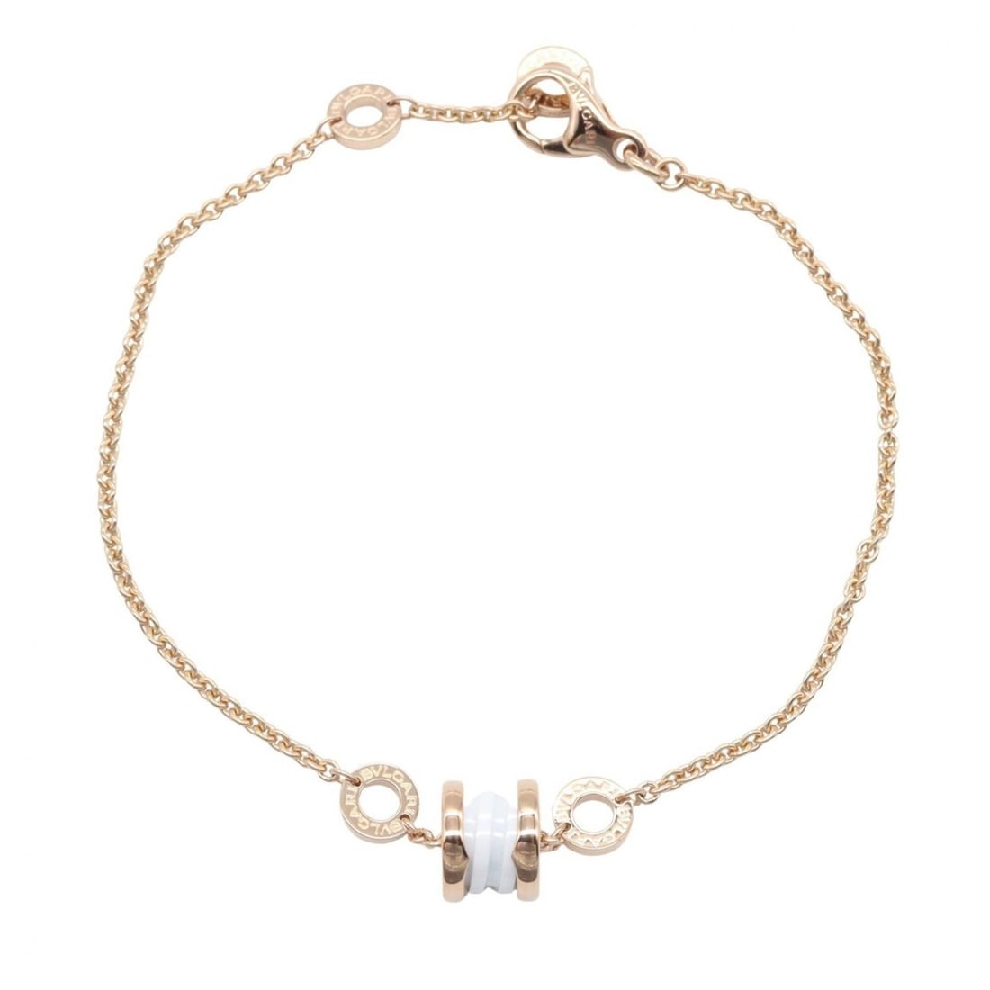 BVLGARI B.zero1 Ceramic Bracelet, 18K Pink Gold, Women's, Gold: --- Catalog ---Category: DesignType: Charm braceletColor: GoldGender: WomenMaterial: Ceramic, Pink gold (18K)Category: GeneralBrand: Bvlgari--- Item List ---Section: ConditionRanking: Rank SA Used - H