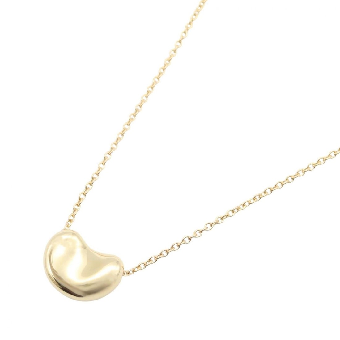 Tiffany & Co. Bean Necklace, 18K Yellow Gold, Women's, Gold: --- Catalog ---Category: SizePendant Size: 11mm x 8mm / 0.43'' x 0.31''Neck Circumference: 41.5 cm / 16.33''Category: DesignColor: Yellow goldGender: WomenMaterial: Yellow gold (18K)Necklace Type: Nec