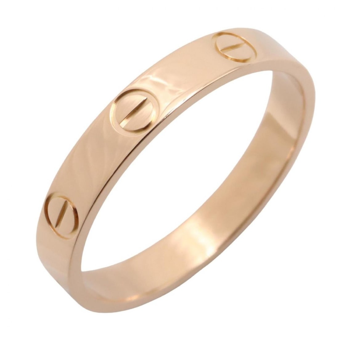 Cartier Mini Love Ring, 18K Pink Gold, Women's, B4085200 (1 of 10)