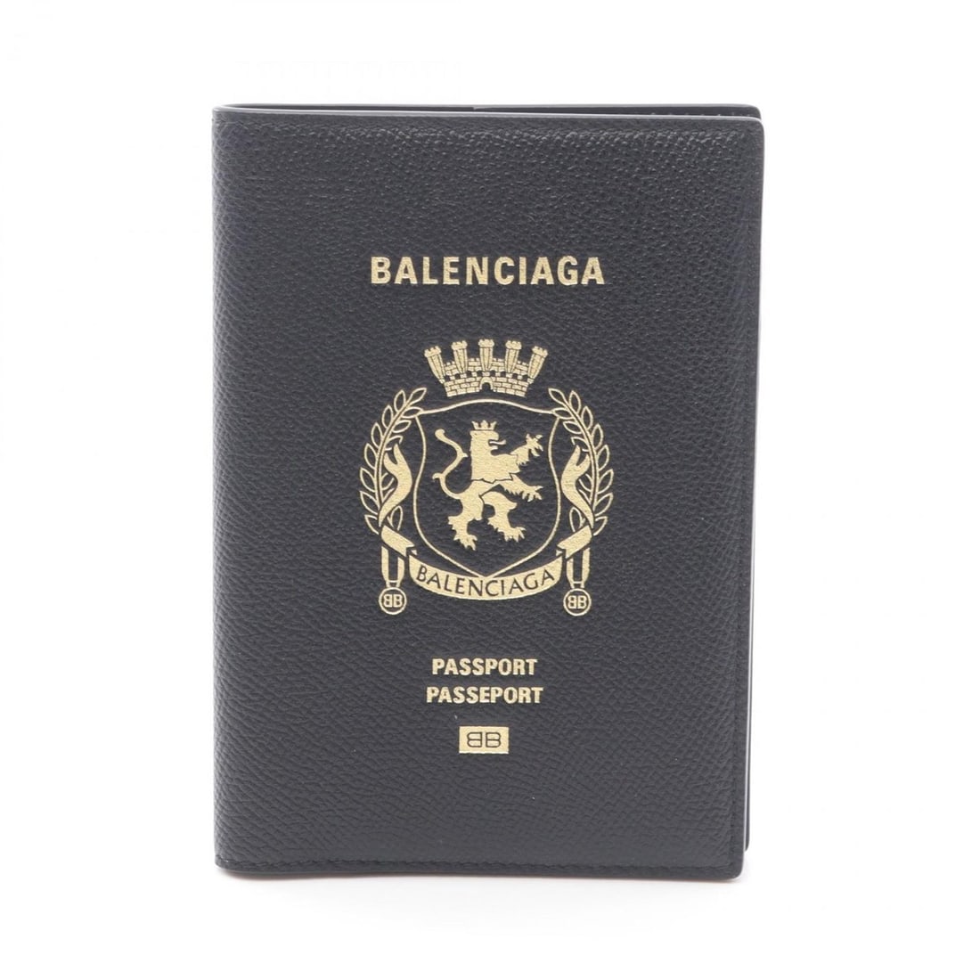 Balenciaga BALENCIAGA Passport Case, Leather, Black, Men's and Women's, 787742: --- Catalog ---Category: DesignType: Passport coverColor: BlackGender: Men,WomenMaterial: Leather Category: GeneralMPN: 787742Brand: BalenciagaCategory: Physical PropertiesSize (HxWxD): 13.5cm x 9.5cm