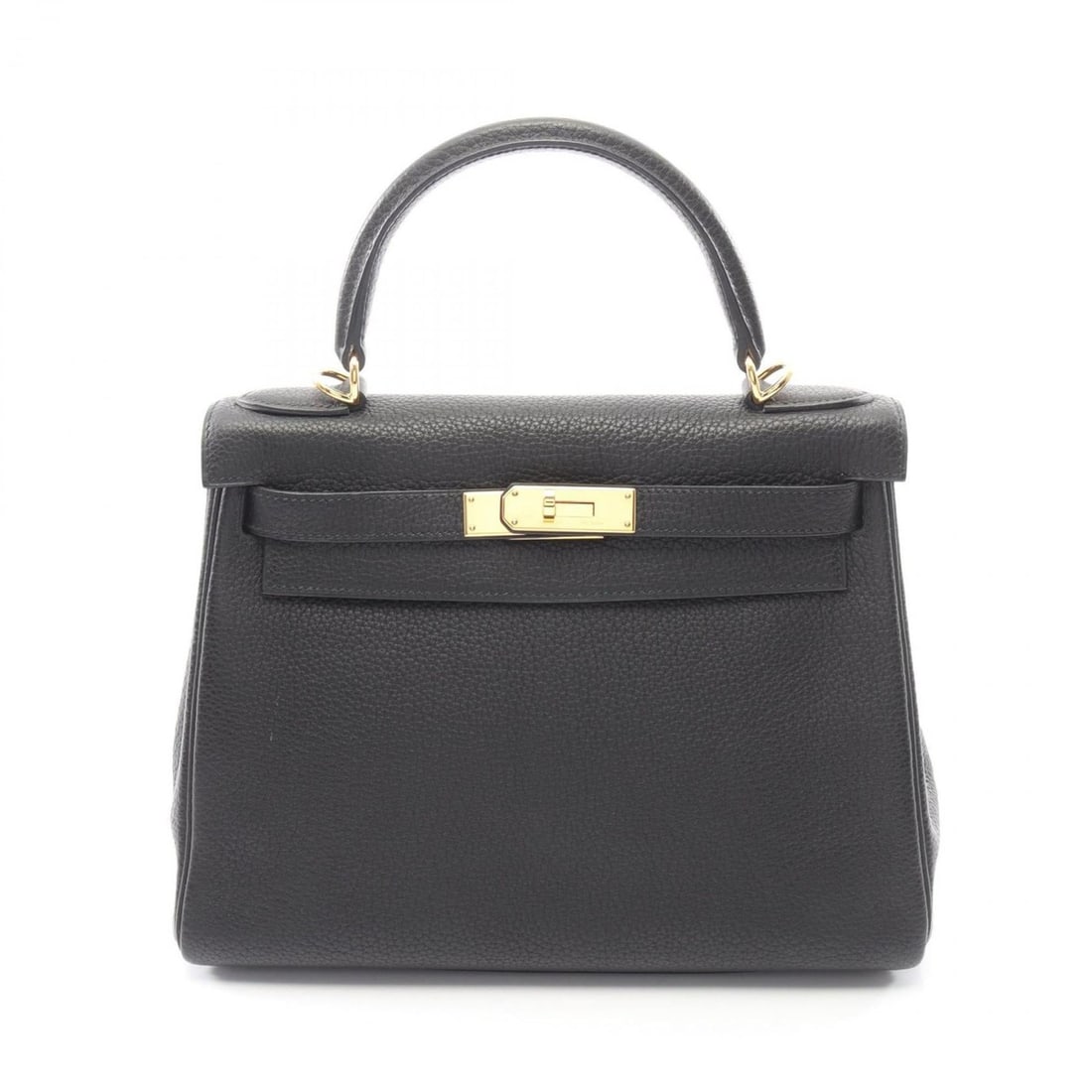 Hermes Kelly 28 Handbag, Leather Togo, Women's, Black: --- Catalog ---Category: SizeSize (HxWxD): 21cm x 28cm x 11cm / 8.26'' x 11.02'' x 4.33''Category: DesignType: HandbagColor: BlackGender: WomenMaterial: Togo leather Hardware Color: GoldCategory: Gene