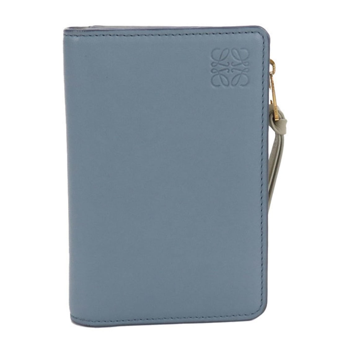 LOEWE Anagram Bifold Wallet, Women's, Blue: --- Catalog ---Category: SizeSize (HxWxD): 12cm x 8cm x 1cm / 4.72'' x 3.14'' x 0.39''Category: DesignType: Wallet (bi-fold)Color: BlueGender: WomenMaterial: Leather Leather/Fur Type: CalfskinCategory