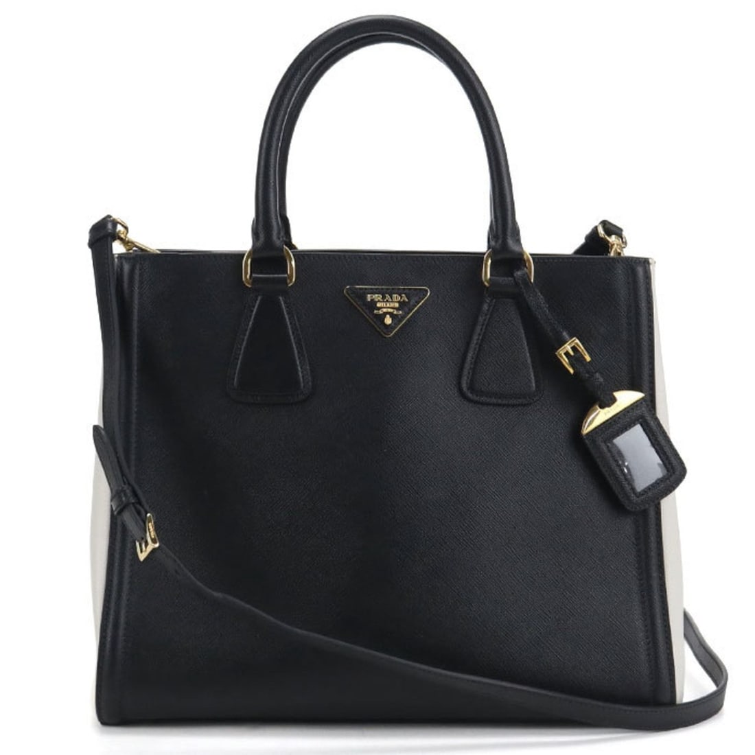 PRADA Prada Tote Bag BN2608 2WAY Galleria Women's Black (1 of 12)