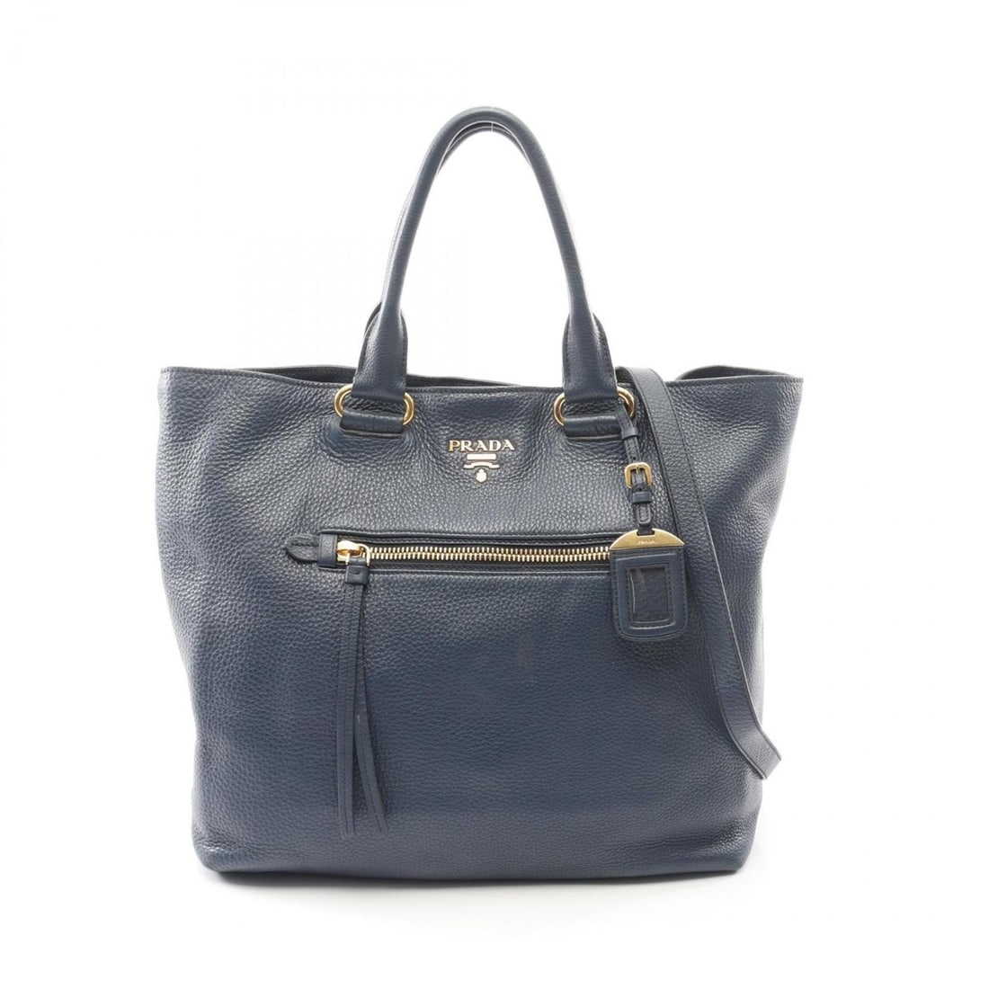 Prada VIT DAINO Tote Bag, Leather Handbag, Women's, Blue: --- Catalog ---Category: SizeSize (HxWxD): 33cm x 35cm x 14cm / 12.99'' x 13.77'' x 5.51''Category: DesignType: Handbag, Tote bagColor: BlueGender: WomenMaterial: Vitello Daino Category: GeneralBrand:
