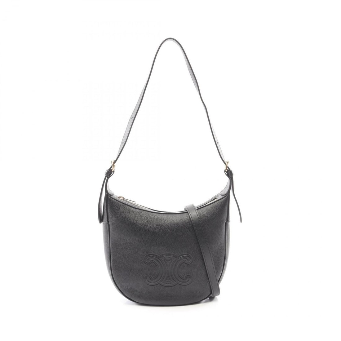 Celine HELOISE Small Shoulder Bag/Handbag in Black Leather (117253FLH.04LU): --- Catalog ---Category: SizeSize (HxWxD): 20cm x 21cm x 7cm / 7.87'' x 8.26'' x 2.75''Category: DesignType: Handbag, Shoulder bagColor: BlackGender: WomenMaterial: Leather Category: GeneralMPN: 11725