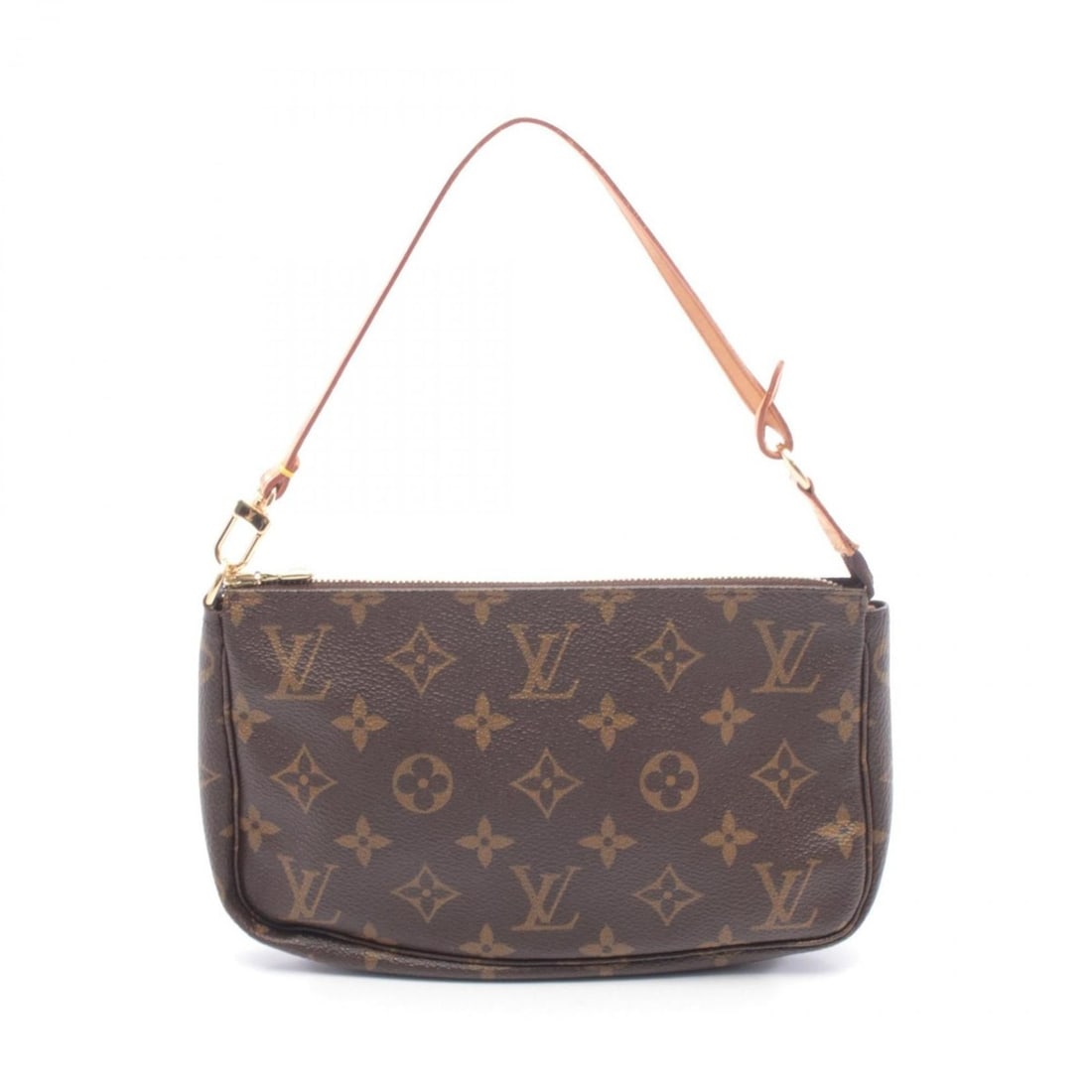 Louis Vuitton Pochette Accessoires Handbag, Coated Canvas and Leather, Monogram, Women's, Brown,: --- Catalog ---Category: SizeSize (HxWxD): 13cm x 21cm x 3cm / 5.11'' x 8.26'' x 1.18''Category: DesignType: HandbagColor: Brown, MonogramGender: WomenMaterial: Coated canvas , Leather Category: Gener