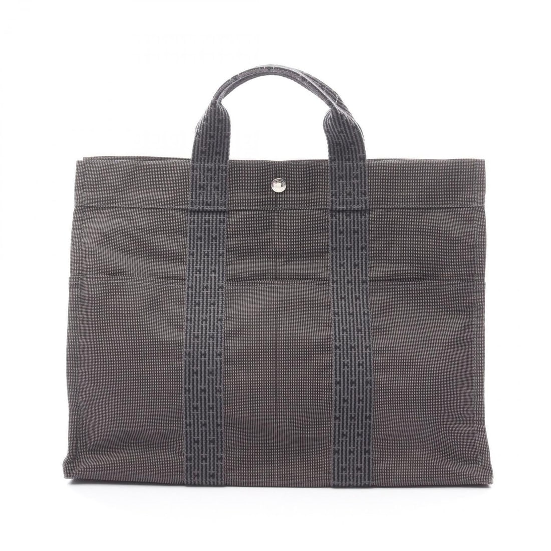 Hermes Hermès Air Line MM Tote Bag, Canvas Handbag, Men's/Women's, Gray: --- Catalog ---Category: SizeSize (HxWxD): 32cm x 42cm x 11cm / 12.59'' x 16.53'' x 4.33''Category: DesignType: Handbag, Tote bagColor: GrayGender: Men,WomenMaterial: Canvas Category: GeneralBrand: He