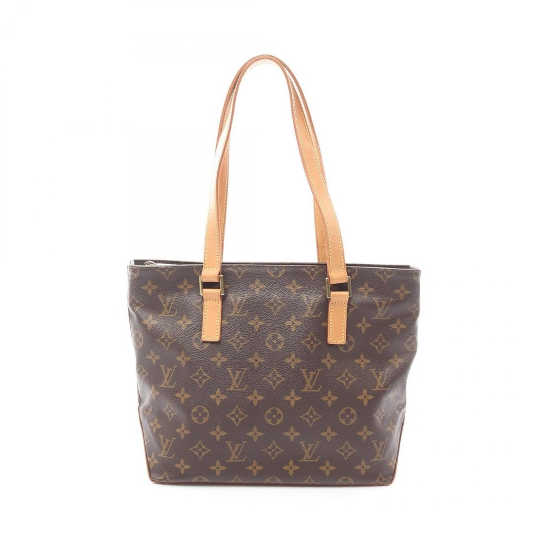 Louis Vuitton Cabas Piano Shoulder Bag/Handbag in Coated Canvas and Leather with Monogram Design,: --- Catalog ---Category: SizeSize (HxWxD): 24.5cm x 27cm x 12cm / 9.64'' x 10.62'' x 4.72''Category: DesignType: Handbag, Shoulder bagColor: BrownGender: WomenMaterial: Coated canvas , Leather Categor