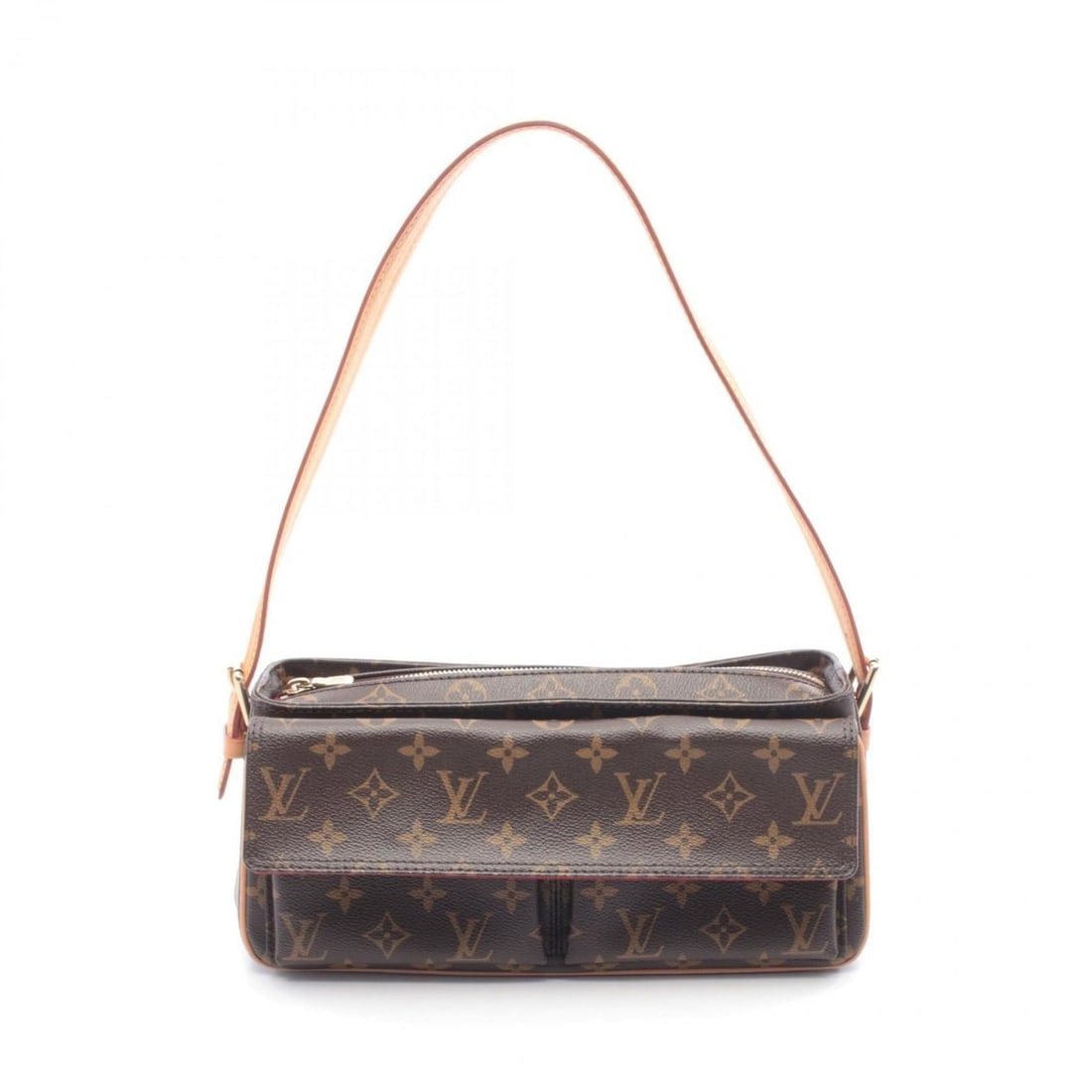 Louis Vuitton Viva Cite MM Shoulder Bag/Handbag in Coated Canvas and Leather with Monogram Design, (1 of 18)