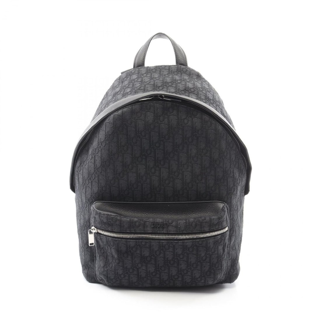 Christian Dior Dior Rider Oblique Jacquard Backpack/Handbag in Canvas and Leather, Men's, Black, (1 of 18)