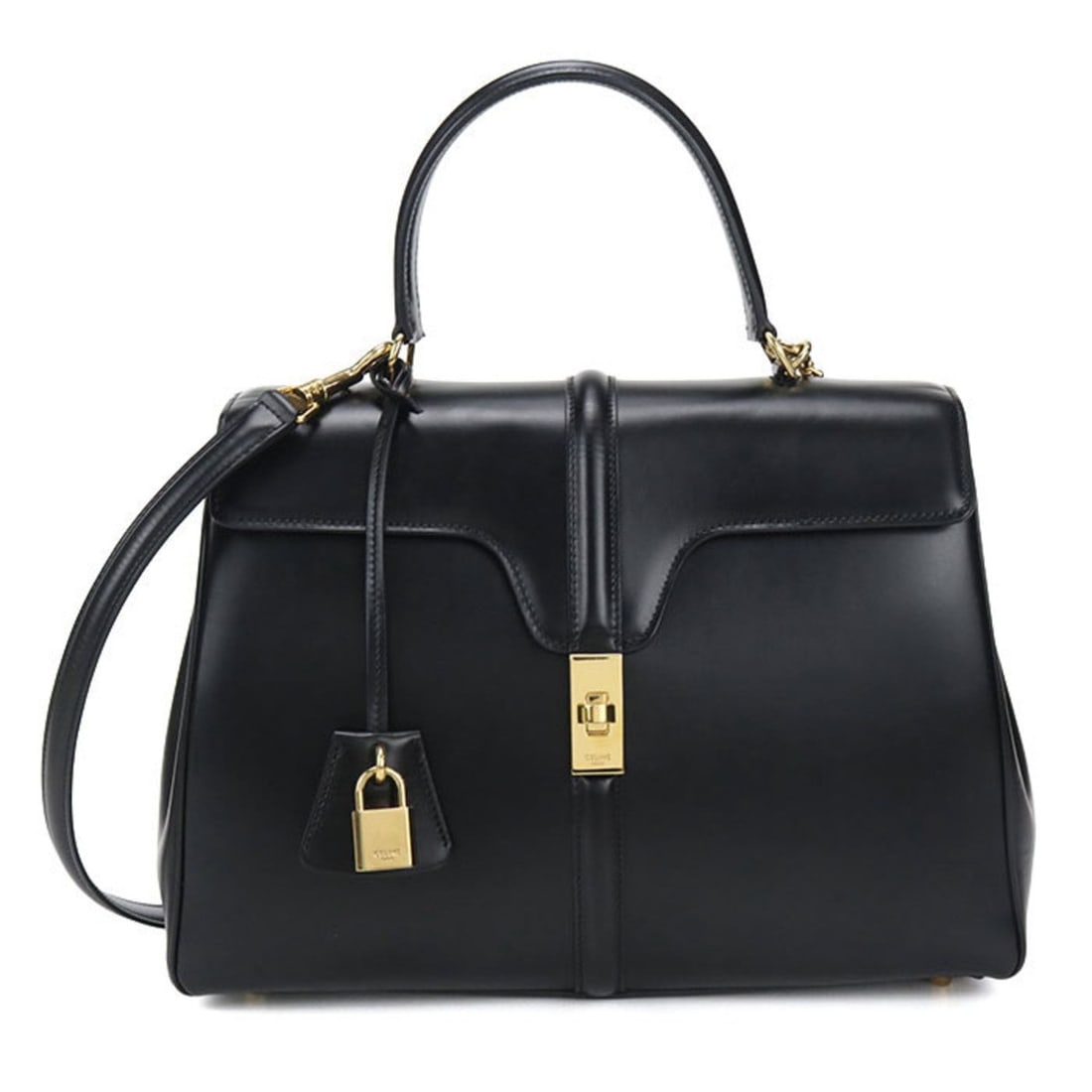 CELINE Classic Bag 16 (Cèze) Women's Black 187373BEY.38NO Handbag (1 of 16)