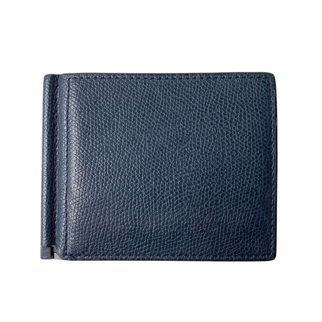 Valextra Men's Money Clip Card Case: --- Catalog ---Category: SizeSize (HxWxD): 8.5cm x 10cm / 3.34'' x 3.93''Category: DesignType: Money clipColor: NavyGender: MenMaterial: Leather Category: GeneralBrand: Valextra--- Item List ---Sectio
